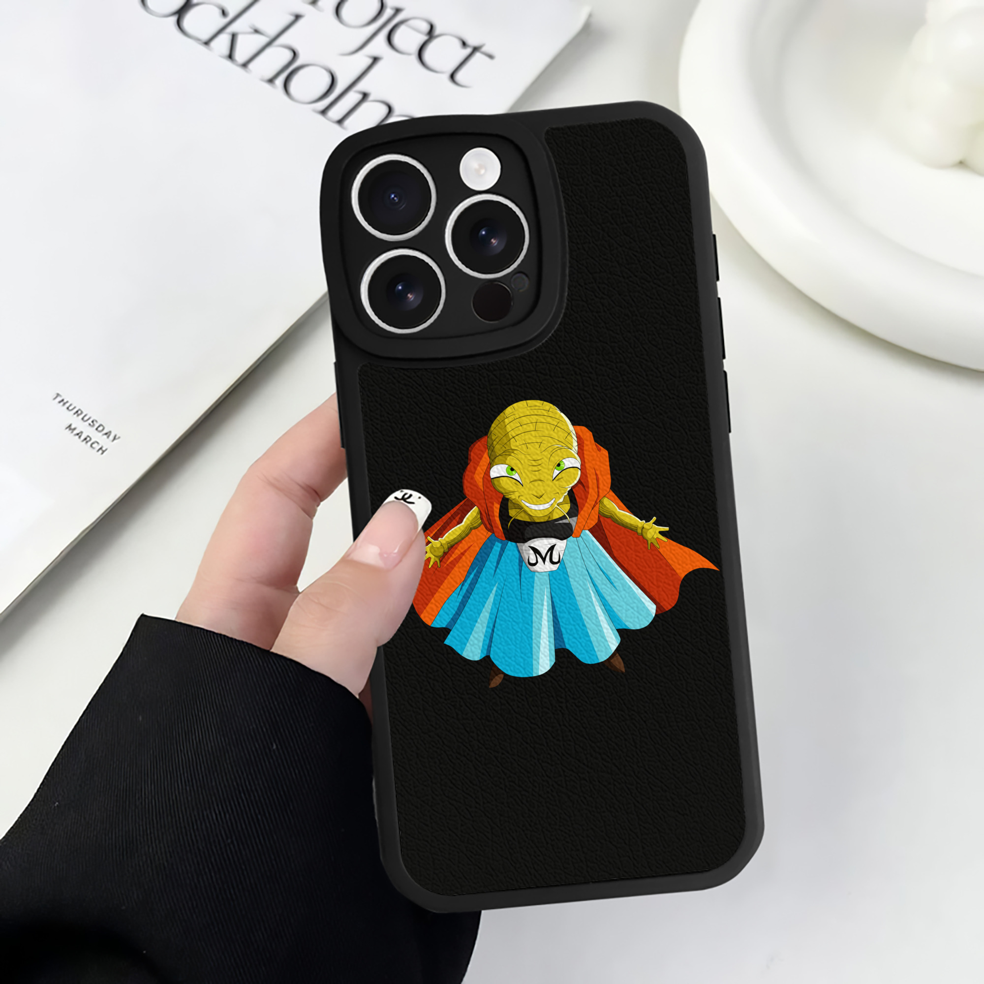 （画像用） ドラゴンボール DRAGON BALL 【iPhone 16シリーズ対応】シリコンスマホケース（レザー調） 材質：シリコン
